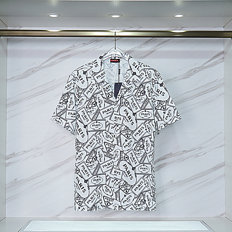 Prada Shirts for Prada Short-Sleeved Shirts For Men #545634 replica