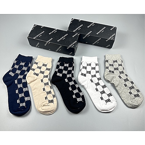 Balenciaga  Socks 5pcs sets #549493 replica