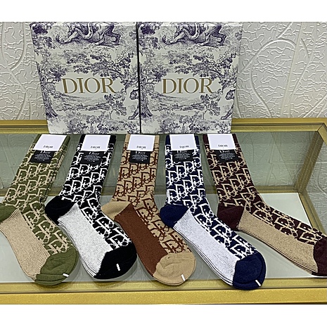 Dior Socks 5pcs sets #549533 replica