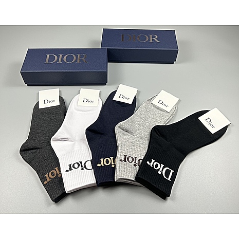 Dior Socks 5pcs sets #549537 replica