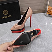 US$130.00 versace 15.5cm High-heeled shoes for women #553011