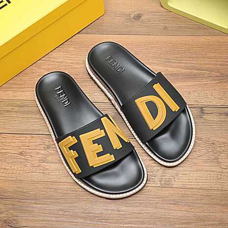 Fendi shoes for Fendi Slippers for men #557647 replica