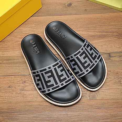 Fendi shoes for Fendi Slippers for men #557648 replica