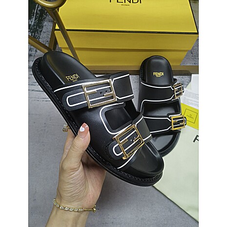 Fendi shoes for Fendi Slippers for men #557652 replica