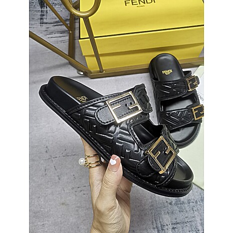 Fendi shoes for Fendi Slippers for men #557656 replica