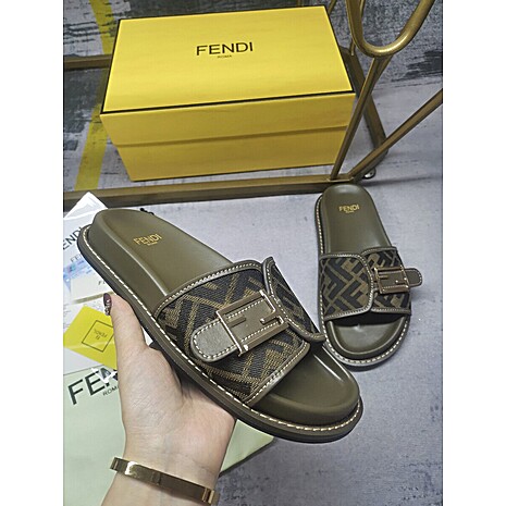 Fendi shoes for Fendi slippers for women #558165 replica