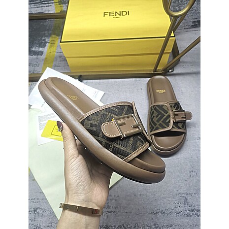 Fendi shoes for Fendi slippers for women #558167 replica