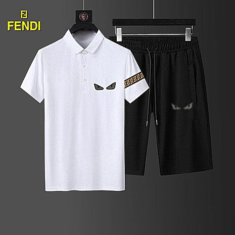 Fendi Tracksuits for Fendi Short Tracksuits for men #558281 replica