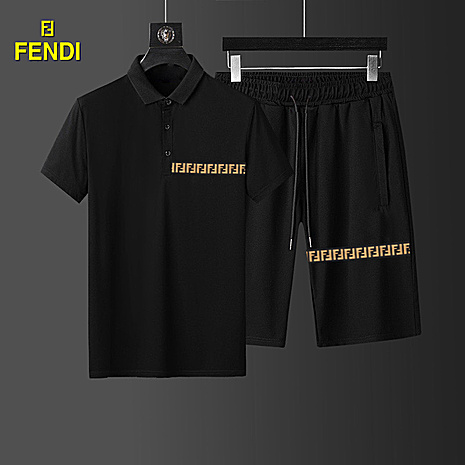 Fendi Tracksuits for Fendi Short Tracksuits for men #558282 replica