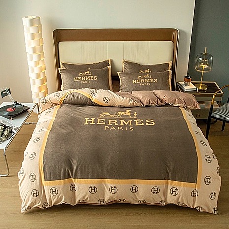 HERMES Bedding sets 4pcs #559415 replica