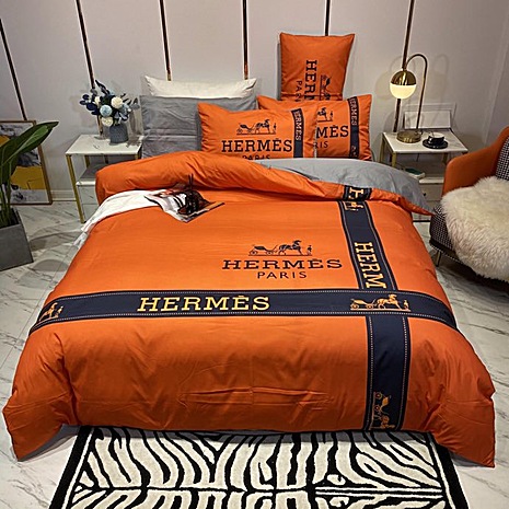 HERMES Bedding sets 4pcs #559416 replica