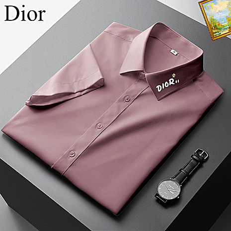 Dior shirts for Dior Short-sleeved shirts for men #559489 replica
