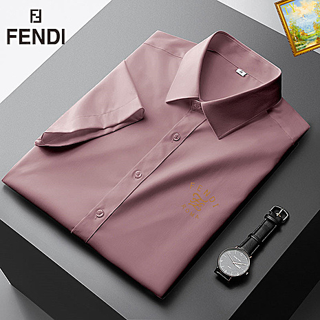 Fendi Shirts for Fendi Short-Sleeved Shirts for men #559546 replica