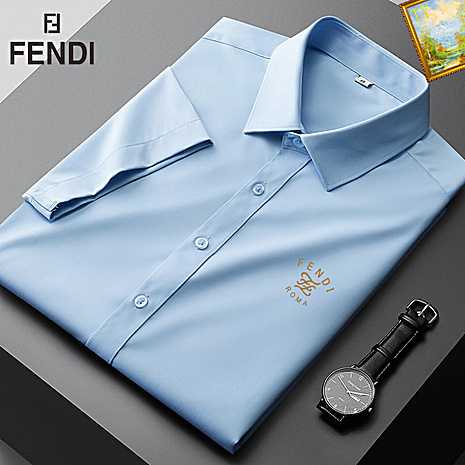 Fendi Shirts for Fendi Short-Sleeved Shirts for men #559547 replica