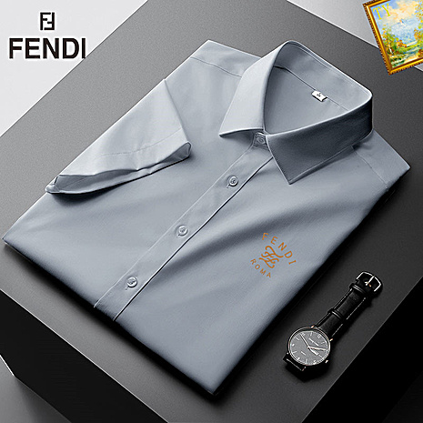 Fendi Shirts for Fendi Short-Sleeved Shirts for men #559548 replica