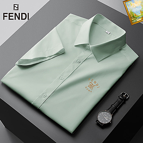 Fendi Shirts for Fendi Short-Sleeved Shirts for men #559549 replica