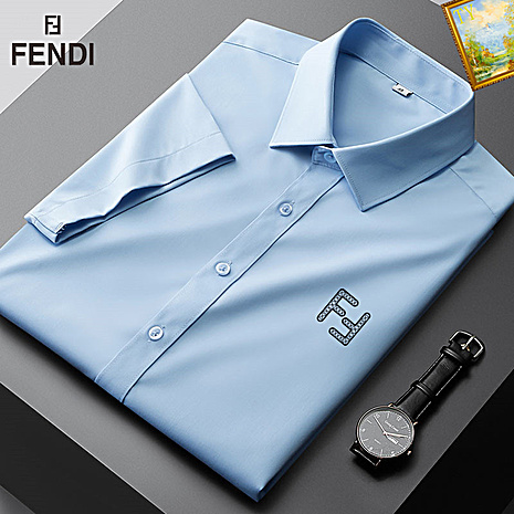 Fendi Shirts for Fendi Short-Sleeved Shirts for men #559555 replica