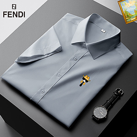 Fendi Shirts for Fendi Short-Sleeved Shirts for men #559562 replica