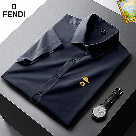 Fendi Shirts for Fendi Short-Sleeved Shirts for men #559564 replica