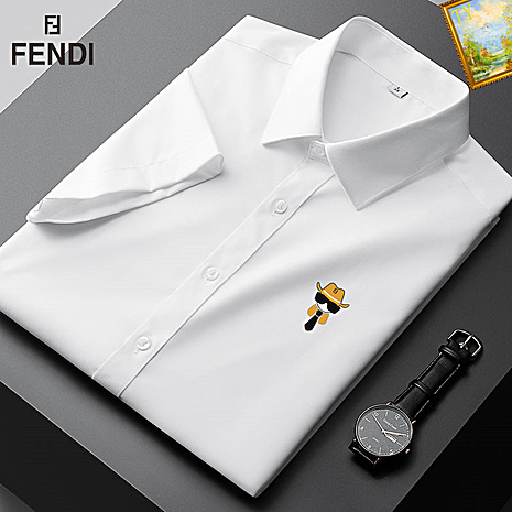 Fendi Shirts for Fendi Short-Sleeved Shirts for men #559565 replica