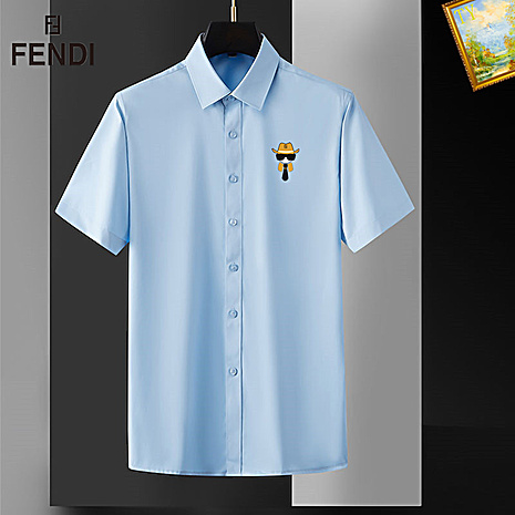 Fendi Shirts for Fendi Short-Sleeved Shirts for men #559566 replica