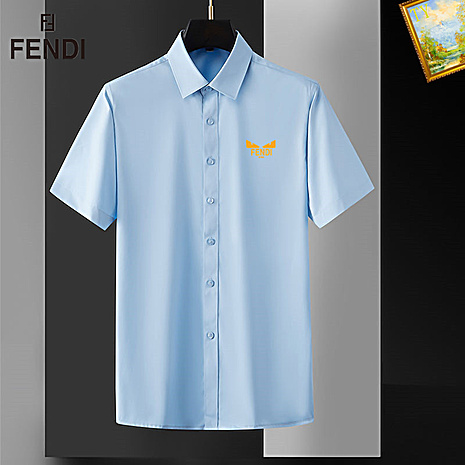 Fendi Shirts for Fendi Short-Sleeved Shirts for men #559567 replica