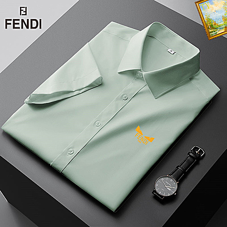 Fendi Shirts for Fendi Short-Sleeved Shirts for men #559571 replica