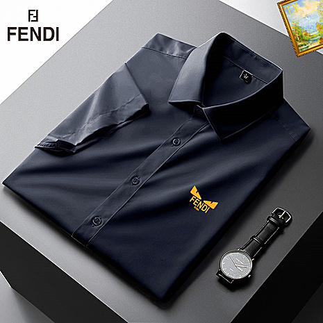 Fendi Shirts for Fendi Short-Sleeved Shirts for men #559572 replica