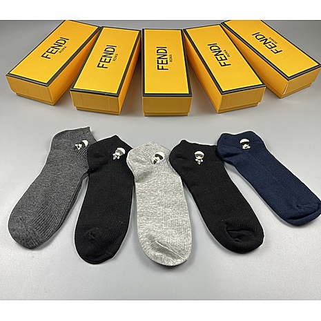 FENDI Socks 5pcs sets #559614 replica