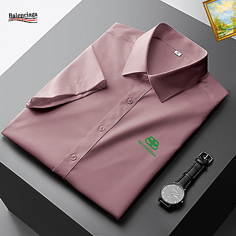 Balenciaga Shirts for Balenciaga short sleeved shirts for men #559860 replica