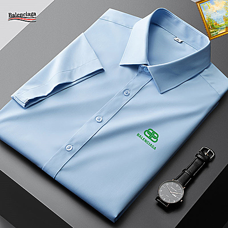 Balenciaga Shirts for Balenciaga short sleeved shirts for men #559861 replica
