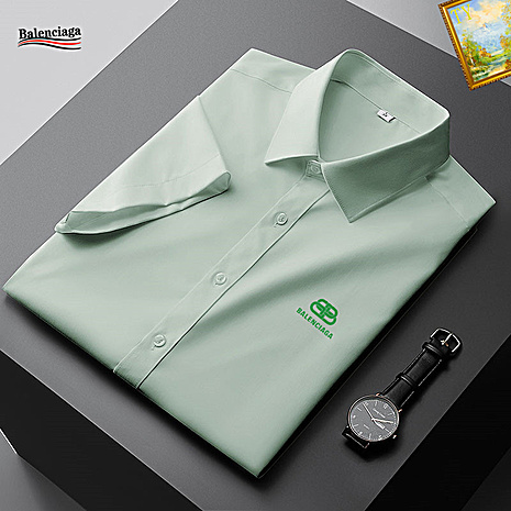 Balenciaga Shirts for Balenciaga short sleeved shirts for men #559863 replica