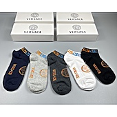 US$18.00 Versace Socks 5pcs sets #559239