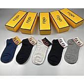 US$18.00 FENDI Socks 5pcs sets #559613