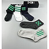 US$20.00 OFF WHITE Socks 5pcs sets #559894