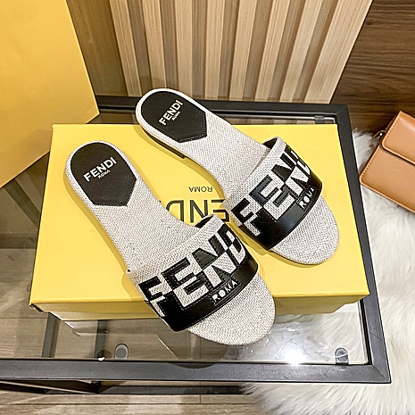 Fendi shoes for Fendi slippers for women #562780 replica