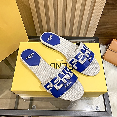 Fendi shoes for Fendi slippers for women #562782 replica