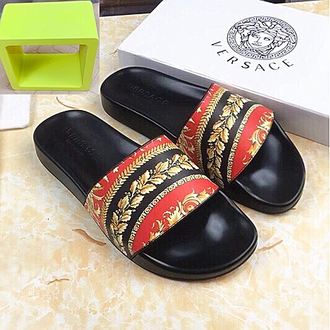 Versace shoes for versace Slippers for men #563020 replica