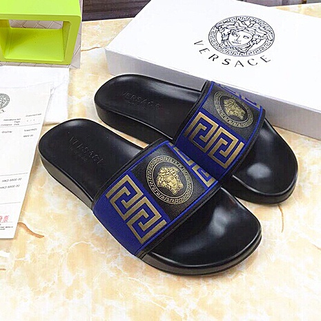Versace shoes for versace Slippers for men #563021 replica