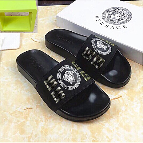 Versace shoes for versace Slippers for men #563023 replica