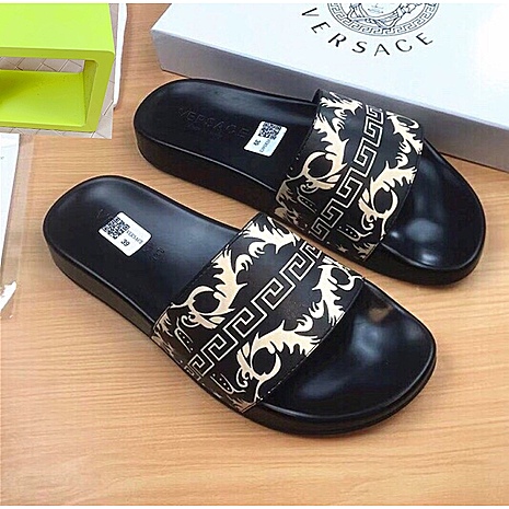 Versace shoes for versace Slippers for men #563024 replica