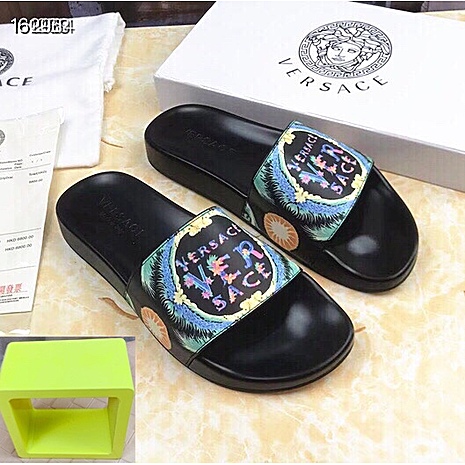 Versace shoes for versace Slippers for men #563028 replica