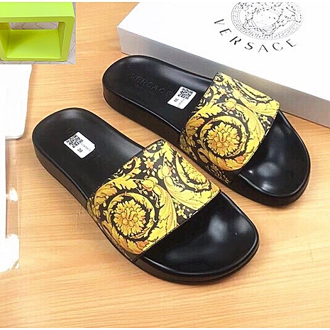 Versace shoes for versace Slippers for men #563030 replica