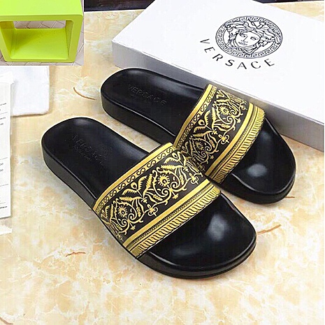 Versace shoes for versace Slippers for men #563031 replica