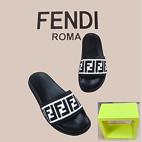 Fendi shoes for Fendi Slippers for men #563330 replica