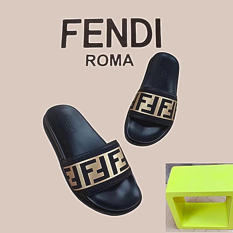 Fendi shoes for Fendi Slippers for men #563331 replica