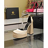 US$107.00 VERSACE 12cm High-heeled shoes for women #562224