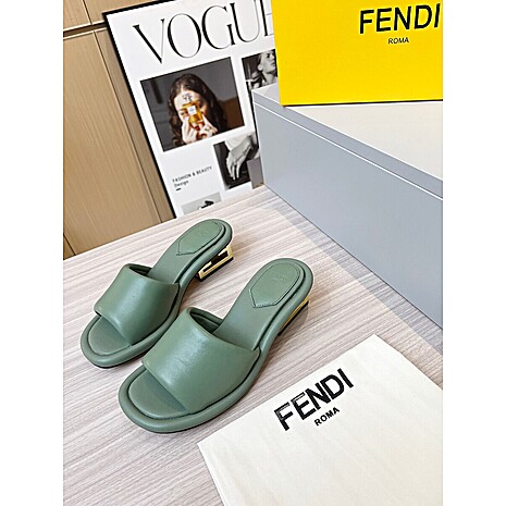 Fendi shoes for Fendi slippers for women #566196 replica