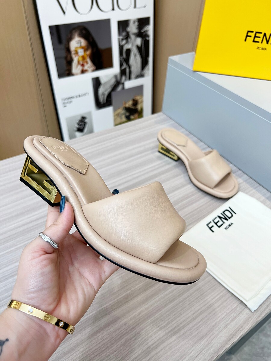 Fendi shoes for Fendi slippers for women #565768 replica