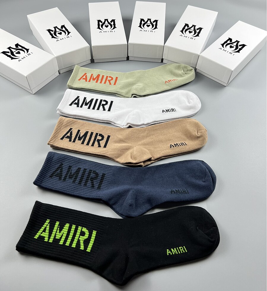 AMIRI Socks 5pcs sets #566047 replica